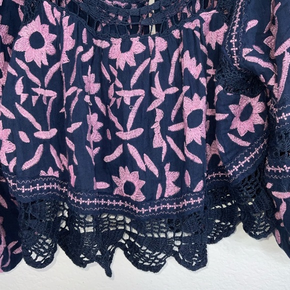 Free People Soleil embroidered Blouse - Picture 5 of 8